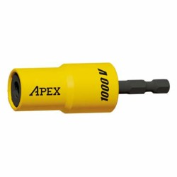 NC-MEI-490 Apex Adaptador Aislado para Portapuntas, Impulsión Hexagonal de 1/4”